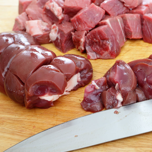 Quick frozen Un-aged Grass Fed Beef kidney