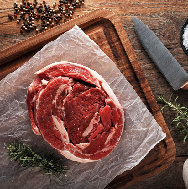 Grass Fed Beef Brisket Roast (quick frozen, un-aged, boned and rolled)