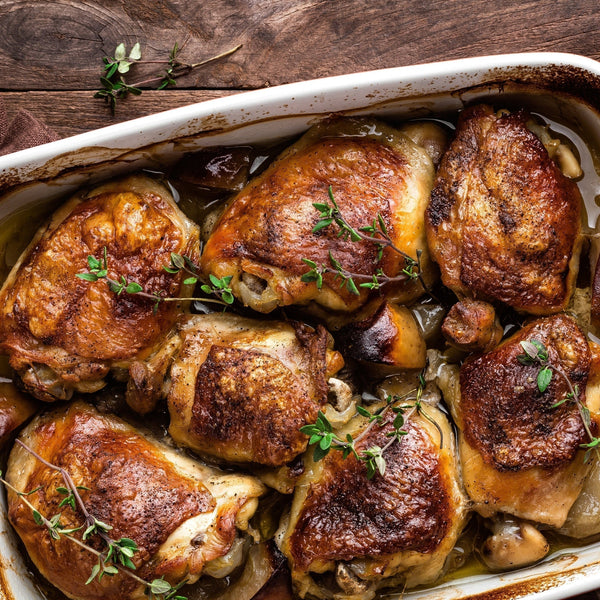 Free Range Chicken Thigh on the bone (frozen)