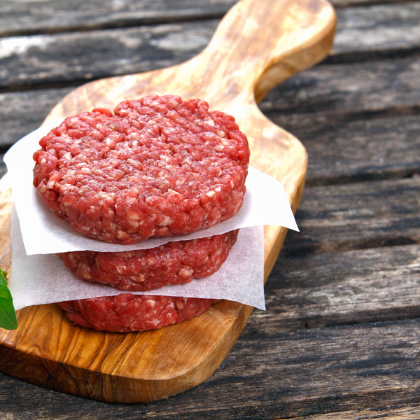 Just Beef Grass fed Beef Paleo burgers (100% beef, beef heart, & beef kidney, grain free, additive free, salt-free, quick frozen, unaged)