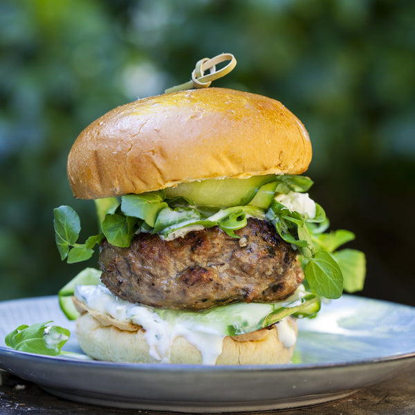 Just Lamb Un-aged grass fed lamb burgers, (100% meat, grain free, additive free, salt-free, quick frozen, un-aged)