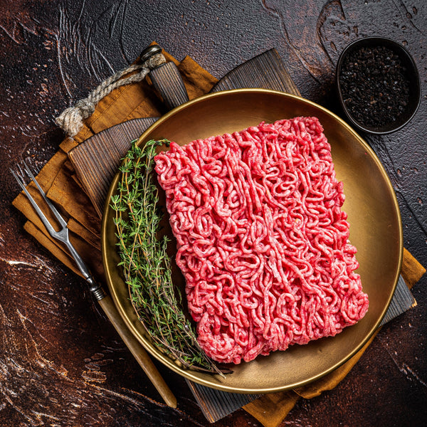 Grass fed Paleo Lamb Mince (Lamb leg meat, Lamb Heart, Lamb kidney, 90/5/5) (90% lamb meat, 5% lamb heart, 5% lamb kidney)