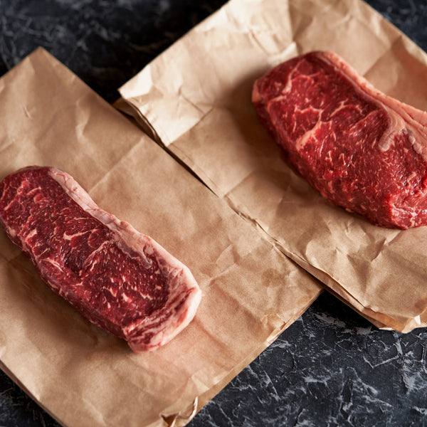 Grass Fed Beef sirloin steak  (quick frozen, un-aged)