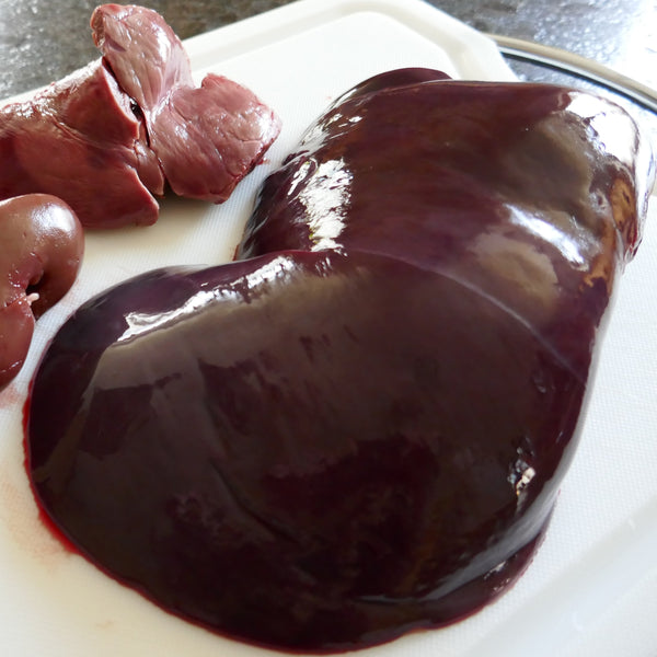 Wild Venison liver (quick frozen, un-aged)