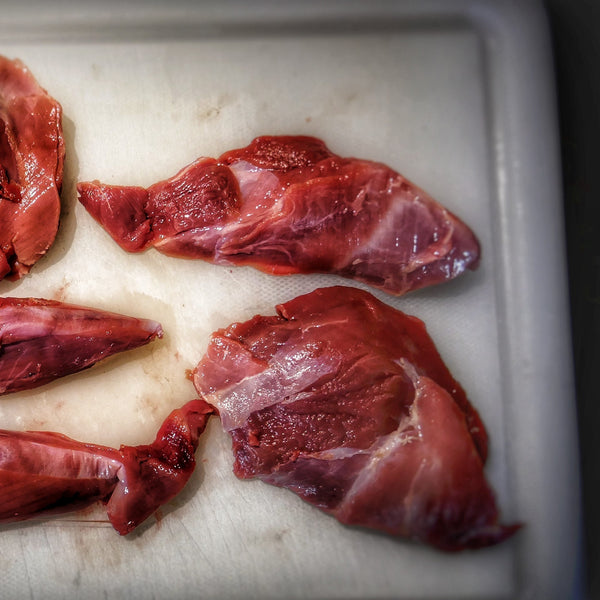 Wild Venison minute steak (quick frozen, un-aged)